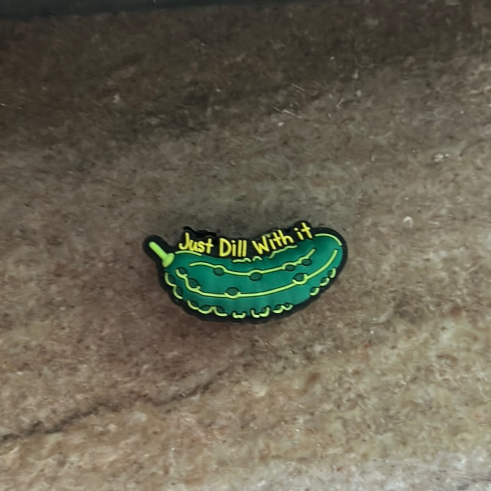 Jibbitz - pickle - just dill with it - crocs